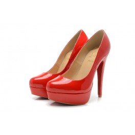 Christian Louboutin 140mm Plates-formes Bianca Vernis Rouge